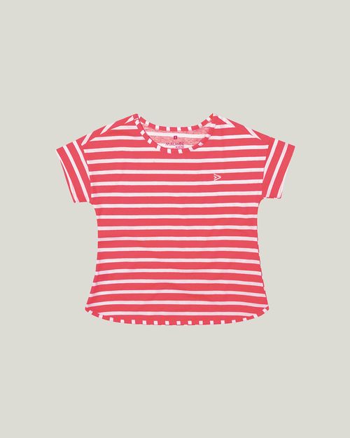 Blusa Decote Redondo Malha Menina Malwee Kids