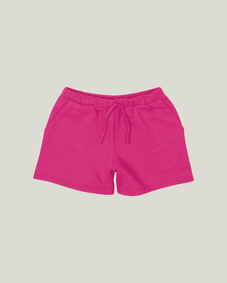 Short Infantil Menina Moletinho Mescla Malwee Kids