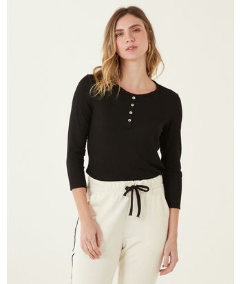Blusa Em Canelado De Viscose Malwee