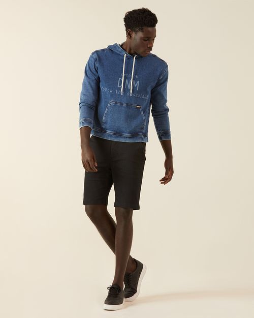 Bermuda Slim Sarja Com Elastano Malwee