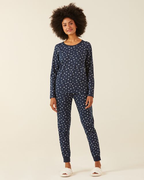 Pijama Poás Em Cotton Light Malwee