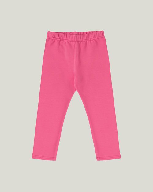 Calça Legging Infantil Menina Moletom Stretch Flanelado Malwee Kids