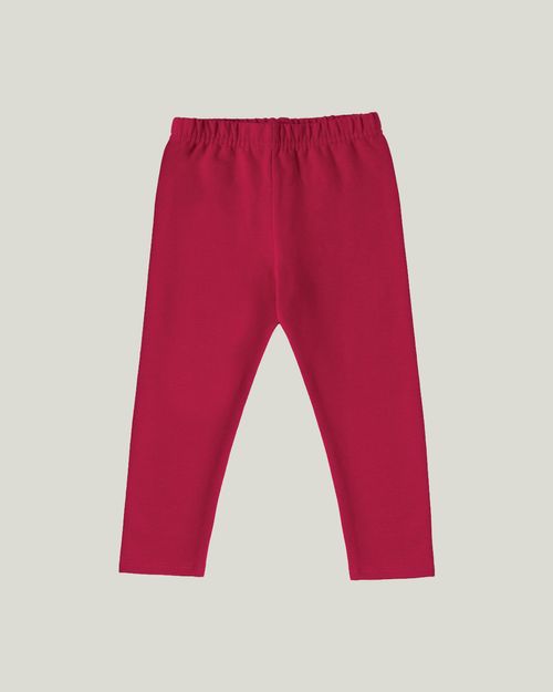 Calça Legging Infantil Menina Moletom Stretch Flanelado Malwee Kids