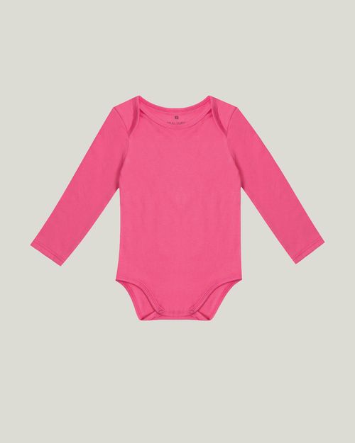 Body Bebê Manga Longa Em Algodão Malwee Kids