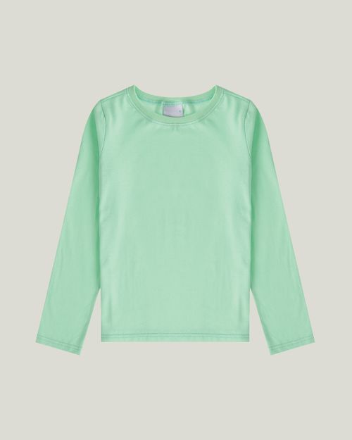 Blusa Infantil Menina Decote Redondo Em Malha UV Malwee Kids