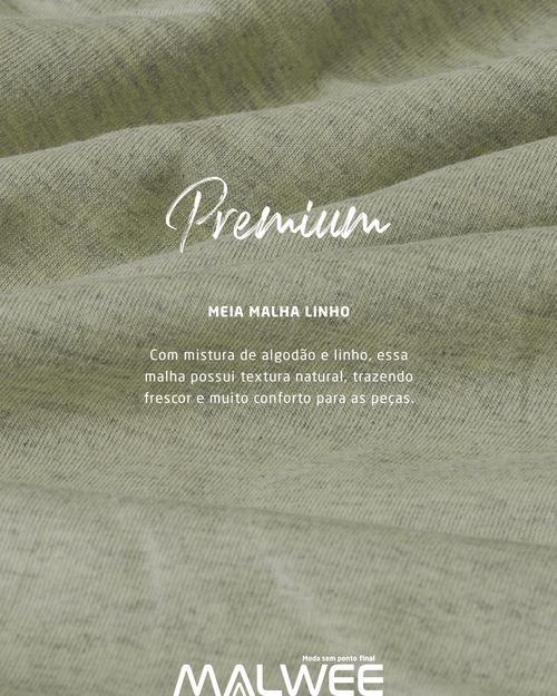Camiseta Básica Masculina Plus Size Decote Redondo Em Meia Malha