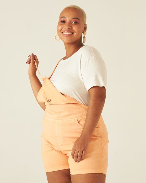 Blusa Básica Feminina Plus Size Amarração Frontal Em Viscolinho Premium