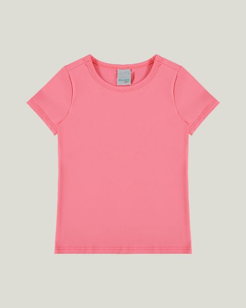 Blusa Infantil Menina Decote Redondo Em Cotton Conforto Malwee Kids