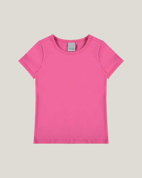 Blusa Infantil Menina Decote Redondo Em Cotton Conforto Malwee Kids