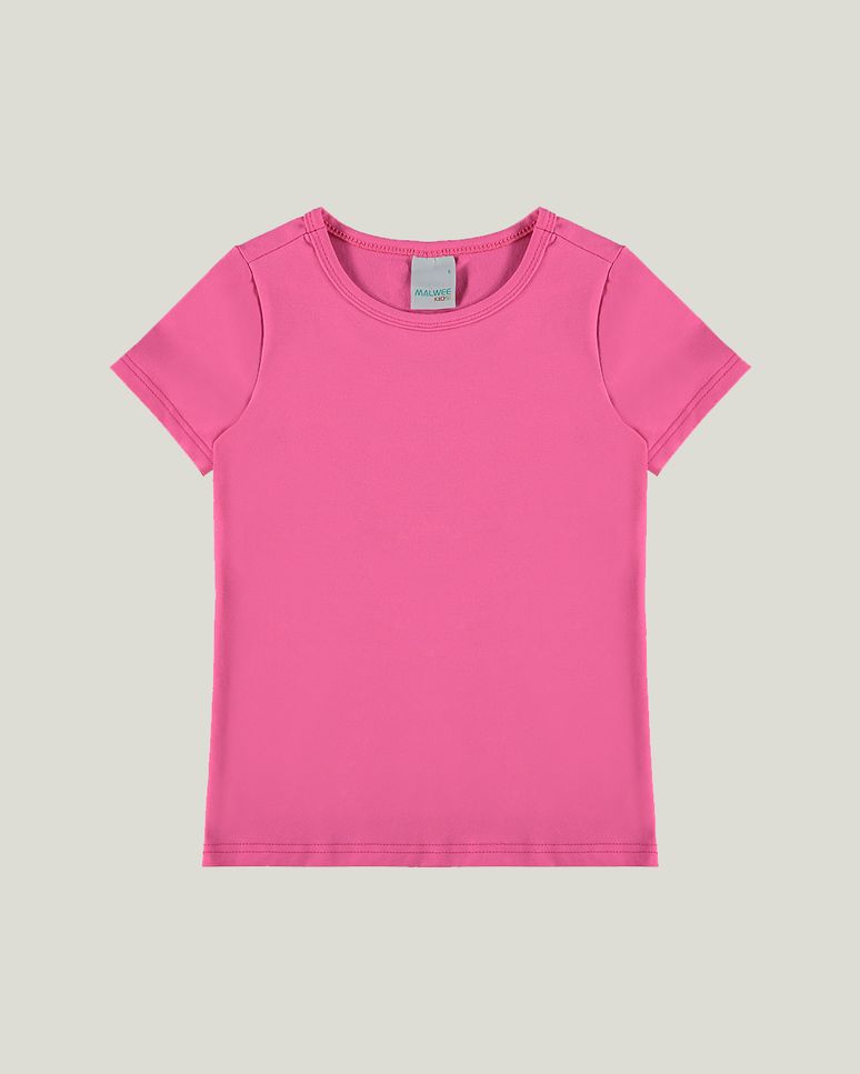Blusa Infantil Menina Decote Redondo Em Cotton Conforto Malwee Kids