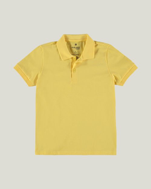 Camisa Polo Infantil Menino Gola Esporte Em Meia Malha Malwee Kids