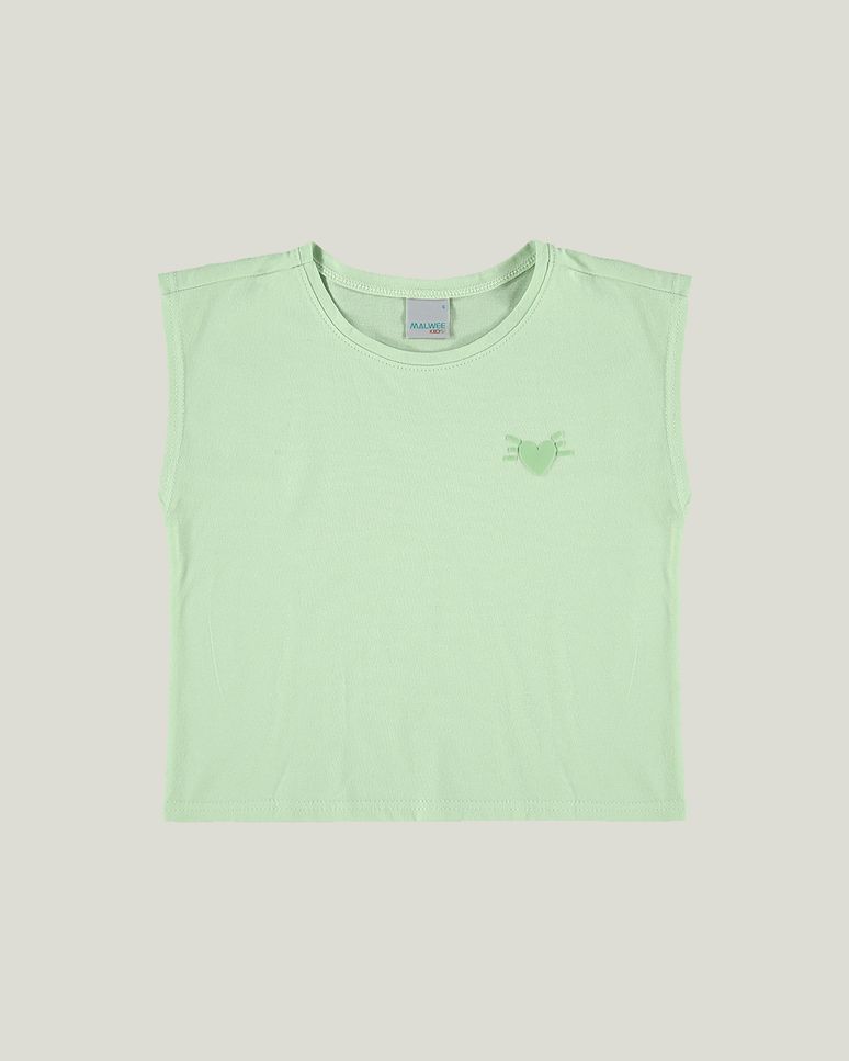 Blusa Infantil Menina Ampla Em Algodão Orgânico Malwee Kids