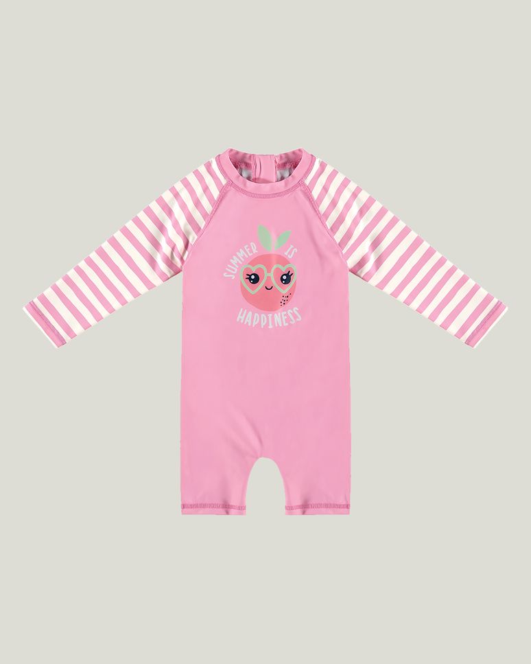 Macacão Infantil Unissex Summer Is Happiness Malha UV50+ Malwee Kids