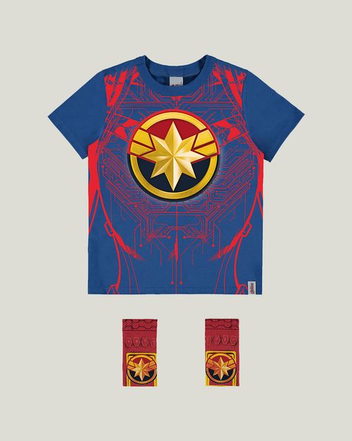 Camiseta Infantil Unissex Avengers® Em Algodão 100% Malwee Kids