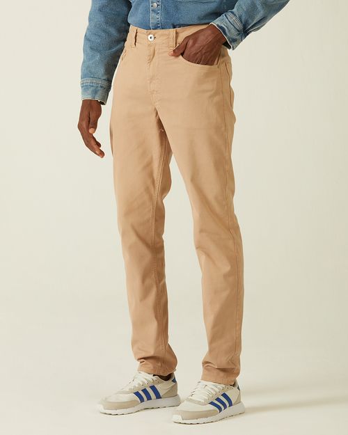 Calça Masculina Slim Em Jeans Com Elastano