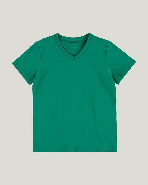 Camiseta Infantil Menino Decote V Em Algodão Malwee Kids