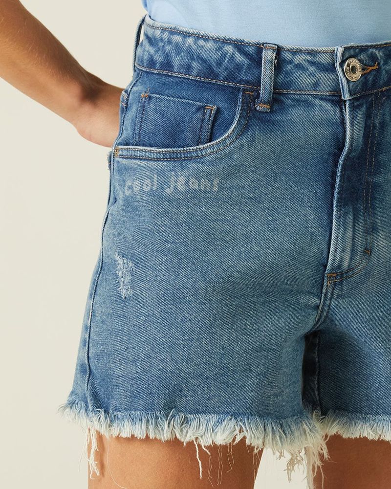 Short Jeans Feminino Confort Malwee - 1000106698 - modamix