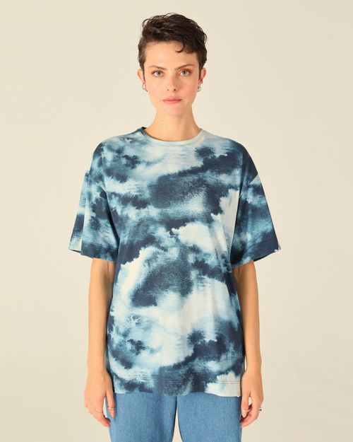 Camiseta Unissex Oversized Em Malha Orgânica
