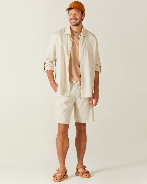 Shorts Chino Masculino Em Sarja Soft