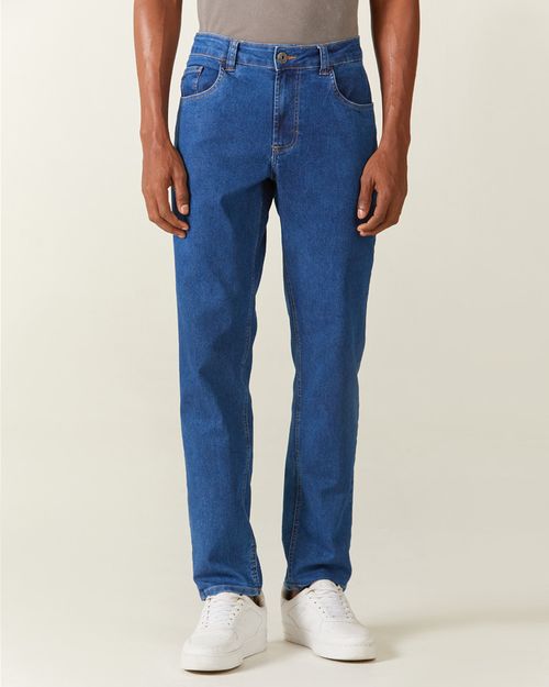 Calça Masculina Slim Em Flex Jeans