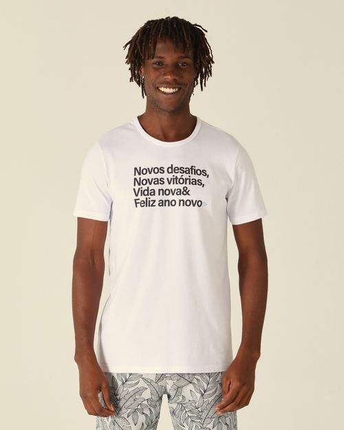 Camiseta Unissex Novos Desafios Em Algodão