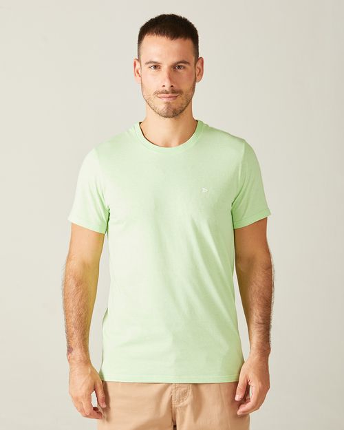 Camiseta Básica Masculina Slim Em Malha Botonê