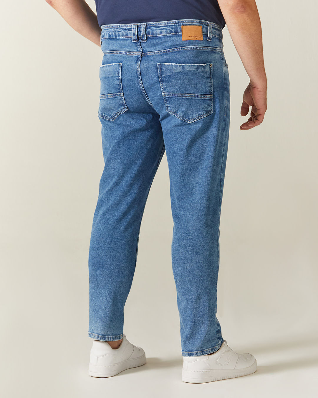 Mens Jeans YOUNGLA Mens Moda Calças INS Moda Plus Size Secagem