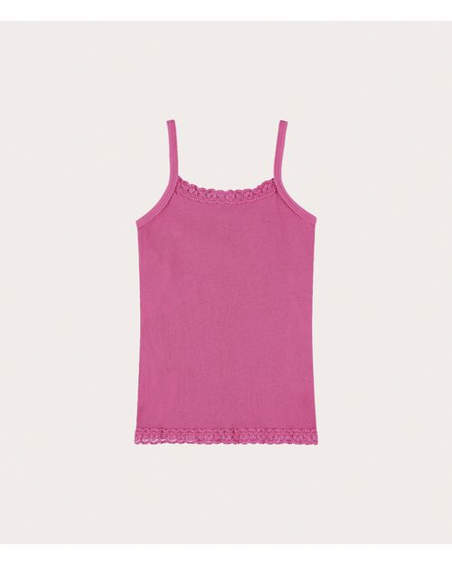 Blusa Infantil Menina Decote Quadrado Em Ribana Conforto Malwee Kids