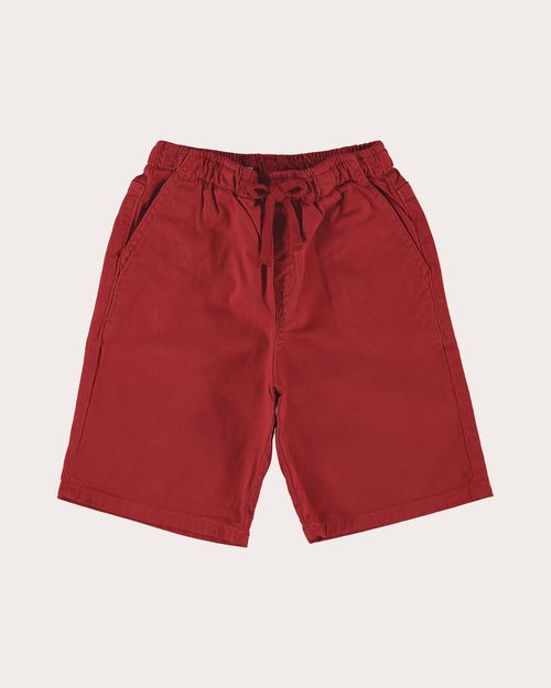 Bermuda Infantil Menino Em Sarja Com Elastano Malwee Kids