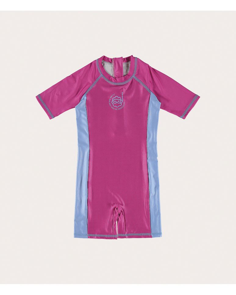 Macacão Infantil Unissex Clube De Mergulho Em Malha UV50+ Malwee Kids