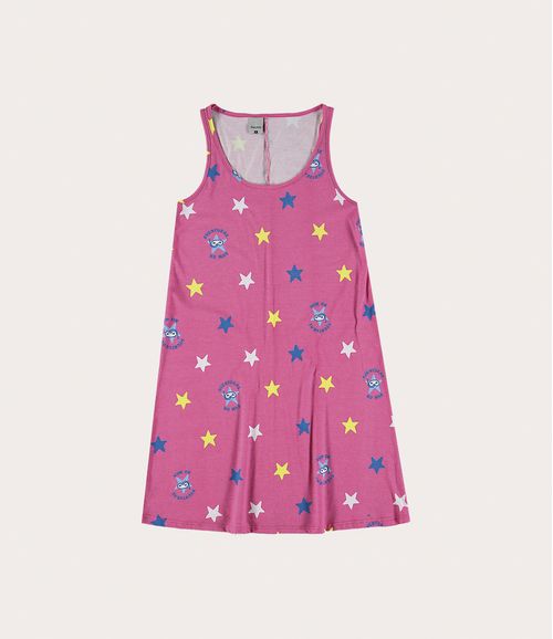 Camisola Feminina Linha Família Estrelas Em Meia Malha