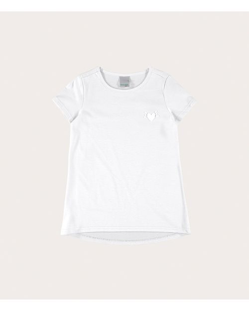 Blusa Infantil Menina Mullet Em Meia Malha Malwee Kids