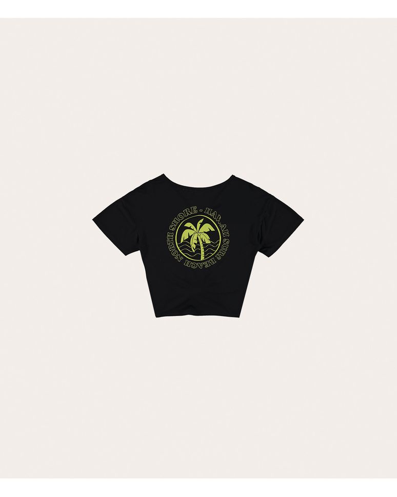Blusa Menina Amarração Frontal Em Viscose Stretch