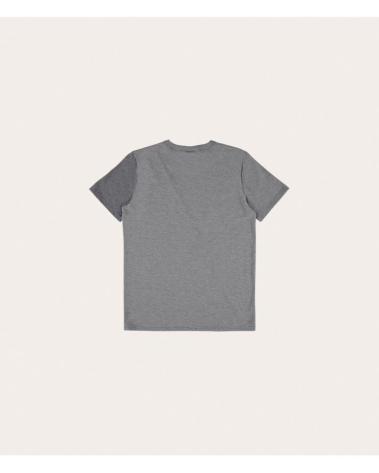 Camiseta Menino Bicolor Ride The Waves Meia Malha Malwee Kids
