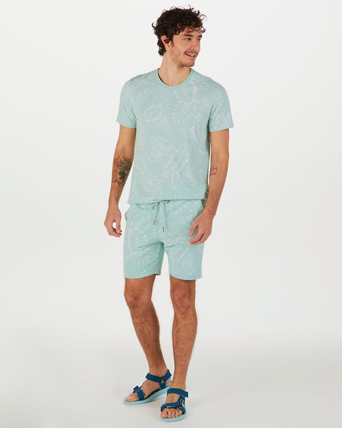 Bermuda Masculina Slim Com Bolso Faca Em Moletom Sem Flanela