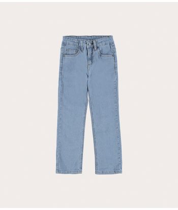Calça Infantil Menino Slim Em Jeans Moletom Malwee Kids
