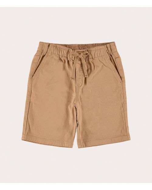 Bermuda Infantil Menino Tradicional Em Sarja Com Elastano Malwee Kids