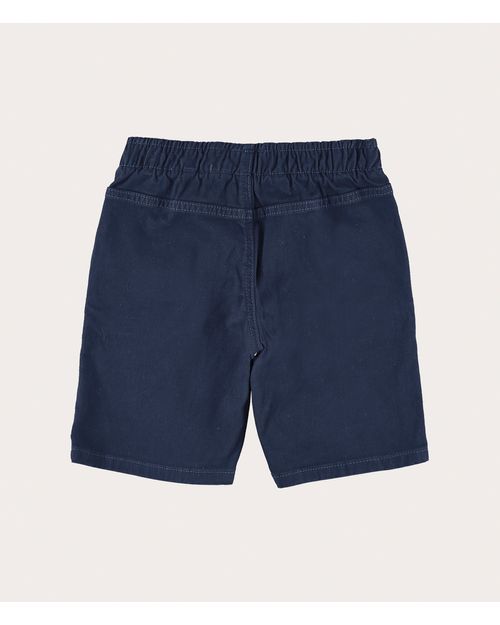 Bermuda Infantil Menino Tradicional Em Sarja Com Elastano Malwee Kids