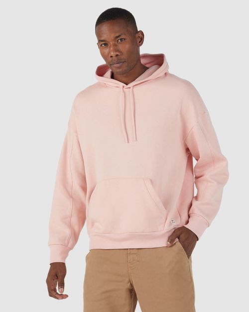 Blusão Oversized Masculino Com Capuz Em Moletom Flanelado