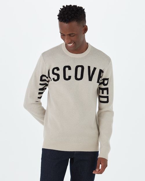 Blusão Masculino Tradicional Undiscovered Em Tricô
