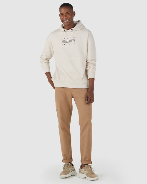 Blusão Oversized Masculino Bolso Embutido Em Moletom Flanelado