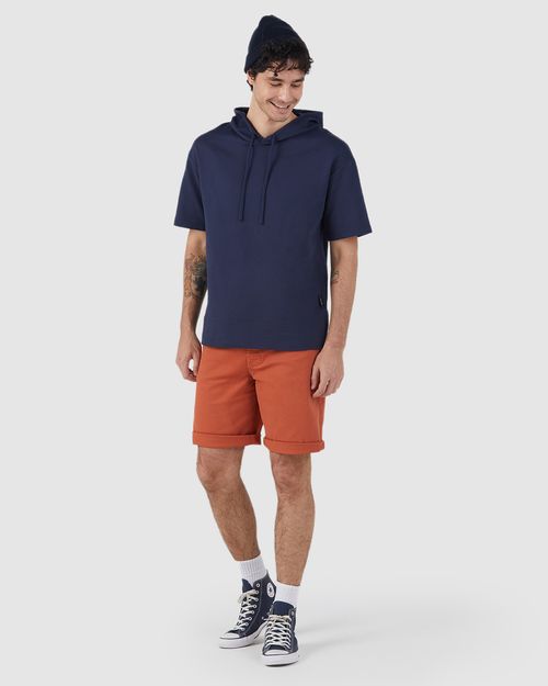 Camiseta Box Masculina Com Capuz Em Moletom Sem Flanela