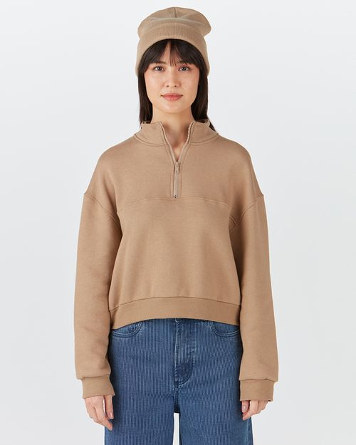 Blusão Bomber Feminino Em Moletom Soft Flanelado