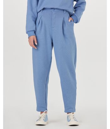 Calça Cenoura Feminina Em Moletom Soft Flanelado