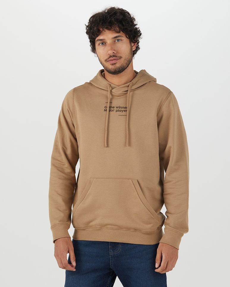 Blusão Masculino Game Winner Em Moletom Flanelado