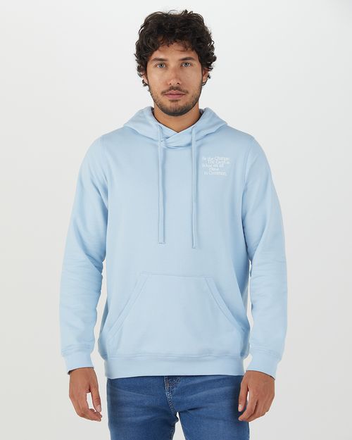 Blusão Masculino Be The Change Em Moletom Flanelado