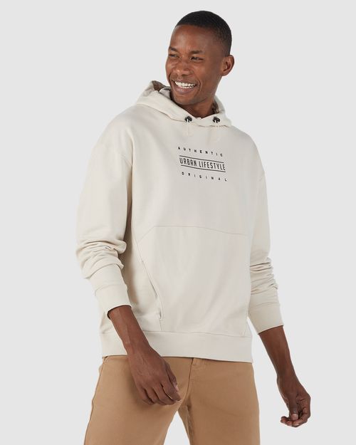 Blusão Oversized Masculino Bolso Embutido Em Moletom Flanelado