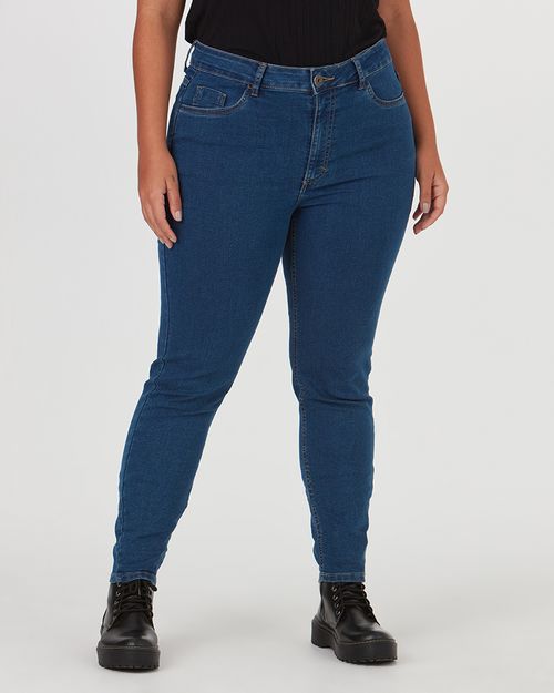 Calça Skinny Feminina Plus Size Em Flex Jeans