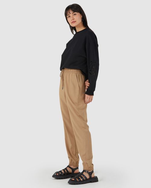 Blusão Feminino Manga Bordada Em Moletom Stretch Flanelado