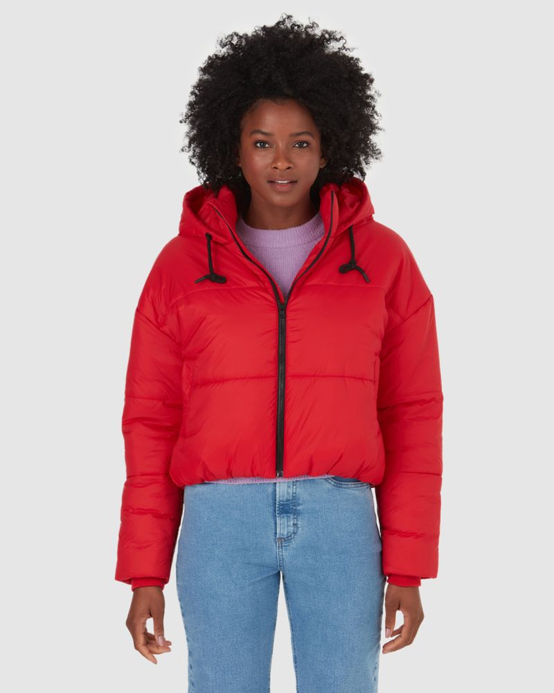 Jaqueta Puffer Feminina Lotus Internacional EIN3778 003 - Vermelho -  Calçados Online Sandálias, Sapatos e Botas Femininas